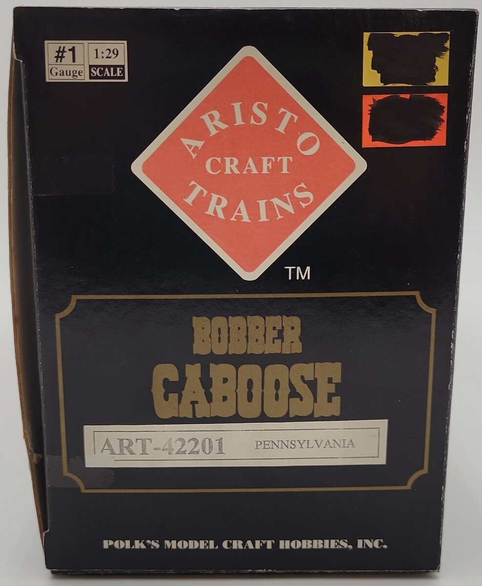 Aristo-Craft 42201 1 Scale Pennsylvania Bobber Caboose EX/Box