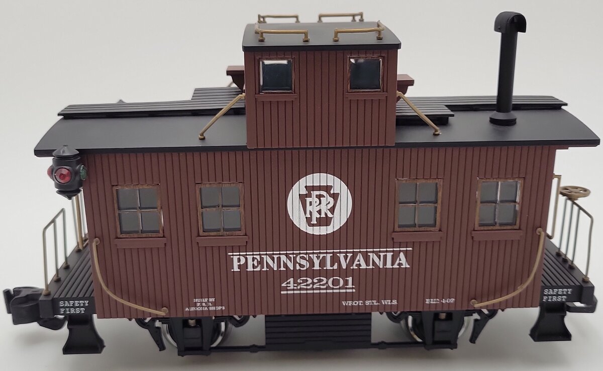 Aristo-Craft 42201 1 Scale Pennsylvania Bobber Caboose EX/Box
