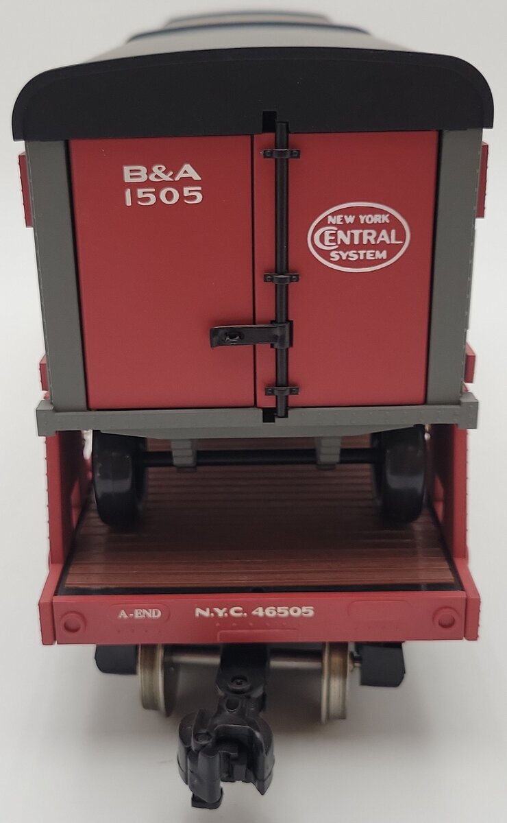 Aristo-Craft 46505 G Scale NYC Piggyback Flatcar w/ Trailers EX/Box