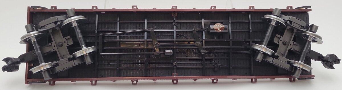 Aristo-Craft 46401 G Scale Northern Pacific Bulkhead Flatcar [Metal Wheels] EX/Box