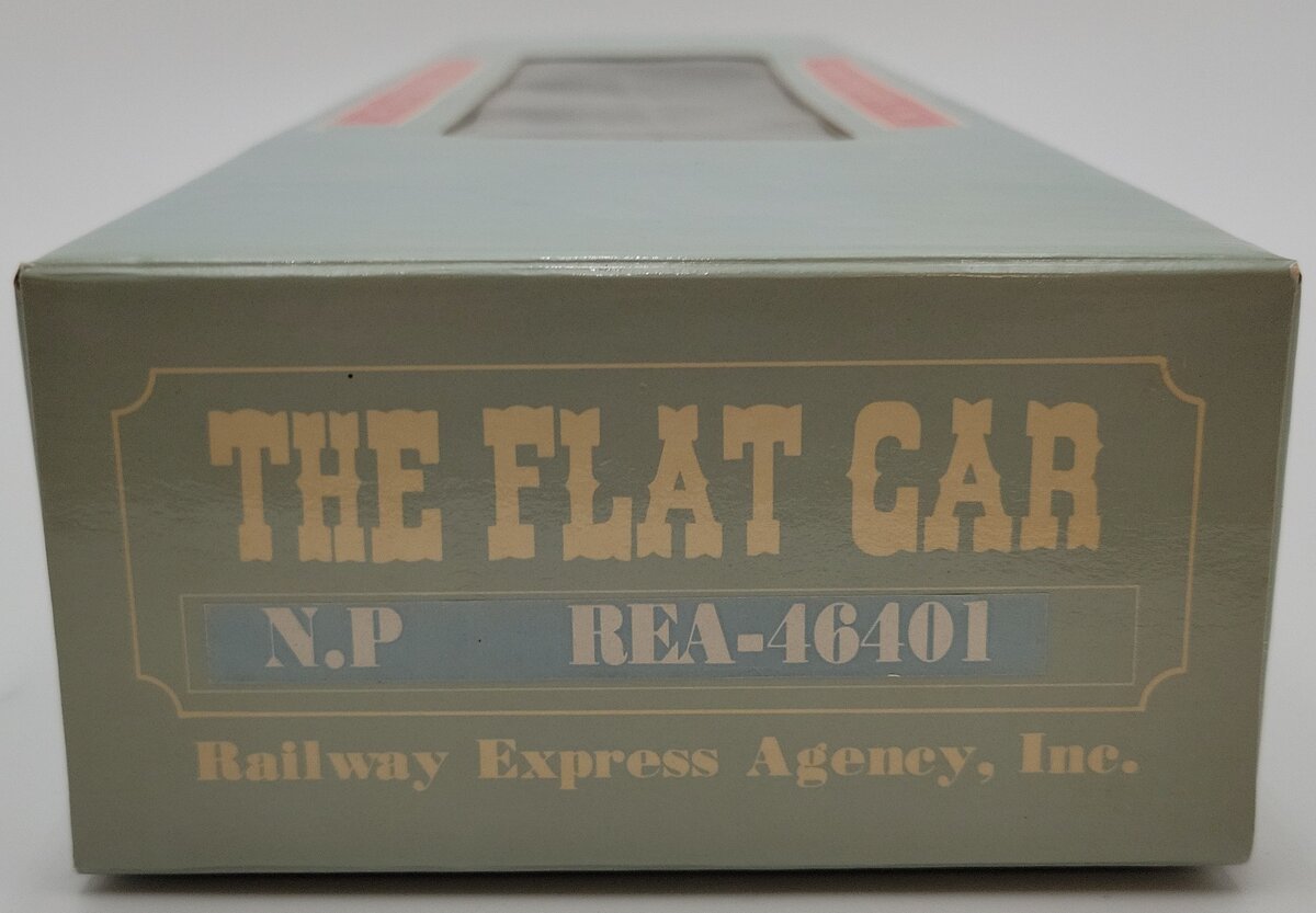 Aristo-Craft 46401 G Scale Northern Pacific Bulkhead Flatcar [Metal Wheels] EX/Box