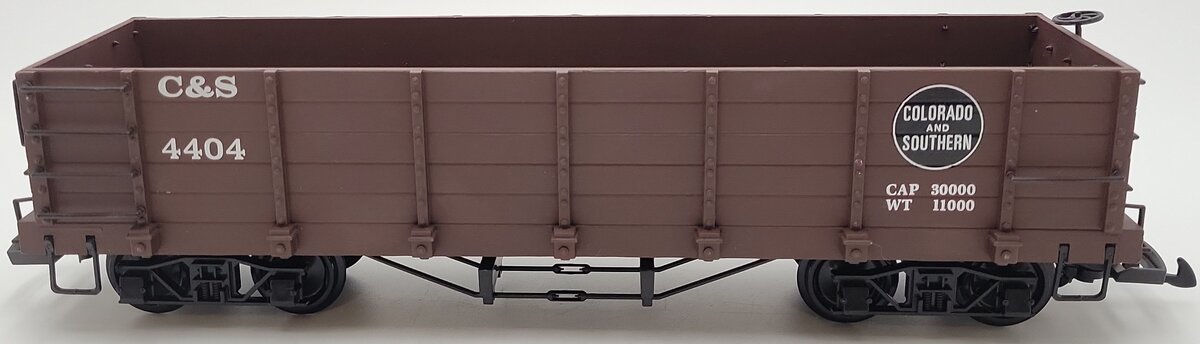Bachmann 93724 G Scale Colorado & Southern Gondola #4404 EX/Box