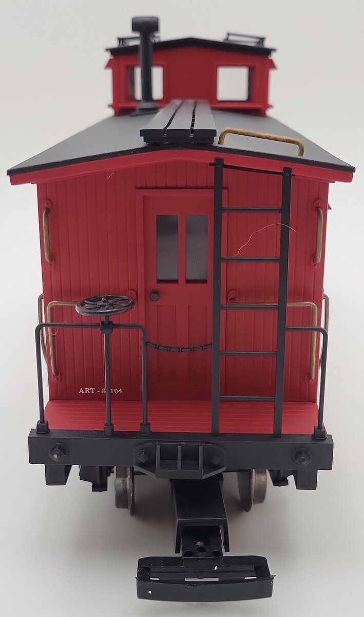 Aristo-Craft 82104 1 Gauge East Broad Top Wood Caboose #26 (Metal Wheels) LN/Box