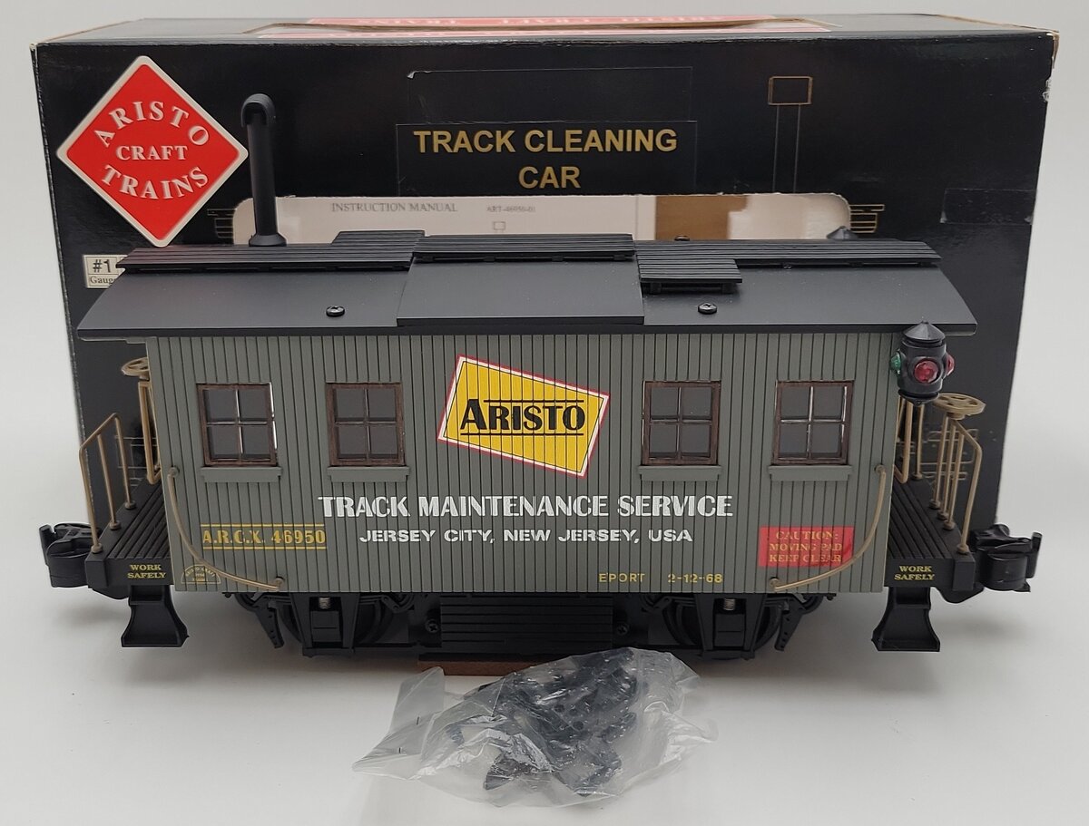 Aristo-Craft 46950 1 Gauge Track Maintenance Service Car/Track Cleaning Car EX/Box