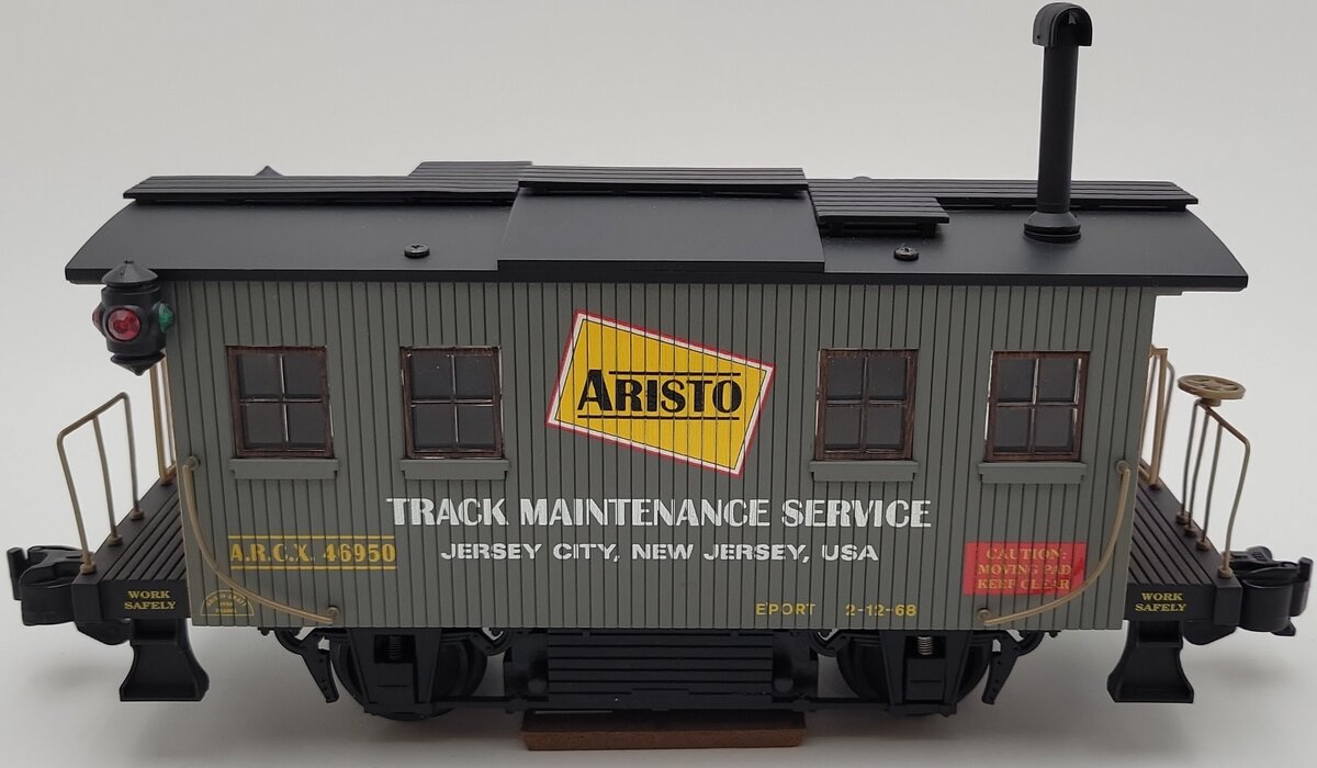 Aristo-Craft 46950 1 Gauge Track Maintenance Service Car/Track Cleaning Car EX/Box