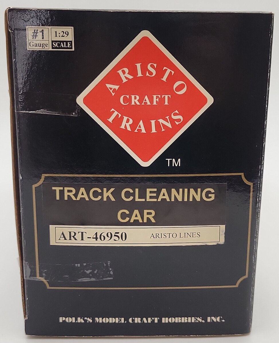 Aristo-Craft 46950 1 Gauge Track Maintenance Service Car/Track Cleaning Car EX/Box