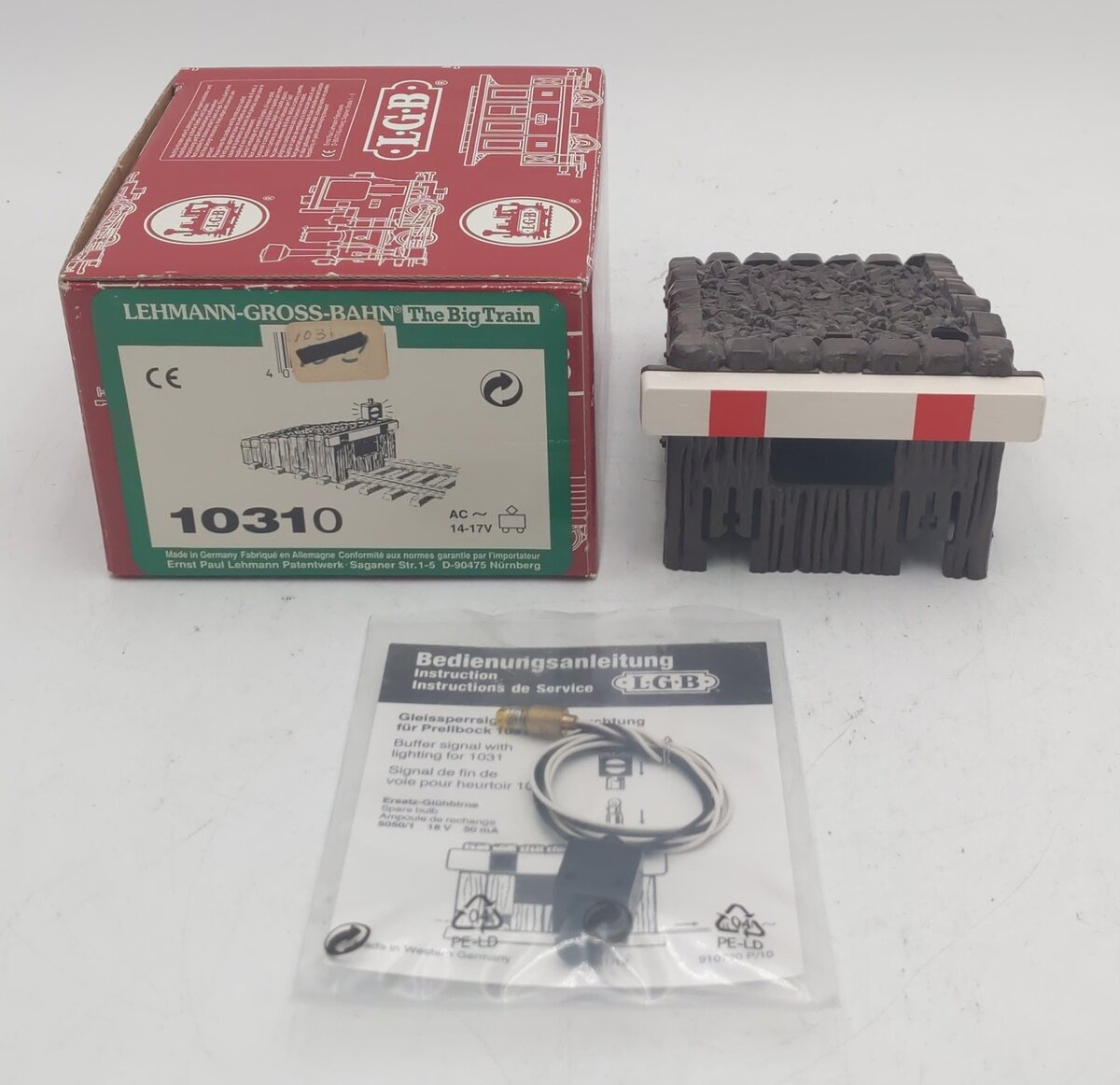 LGB 10310 G Scale Lighted Bumper EX/Box