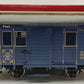 LGB 1985 G Scale Blue Postal Car (Metal Wheels) LN/Box