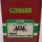LGB 1983 G Scale Cream & Blue Passenger Car #102 EX/Box