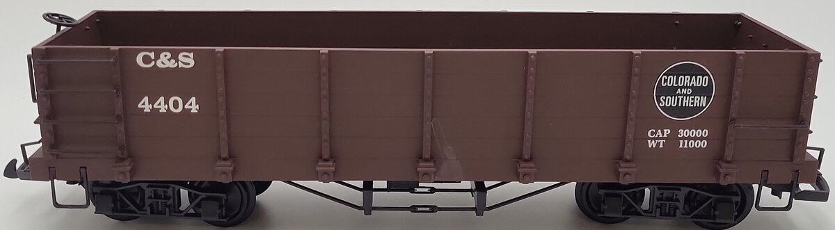 Bachmann 93724 G Scale Colorado & Southern Gondola #4404 EX/Box