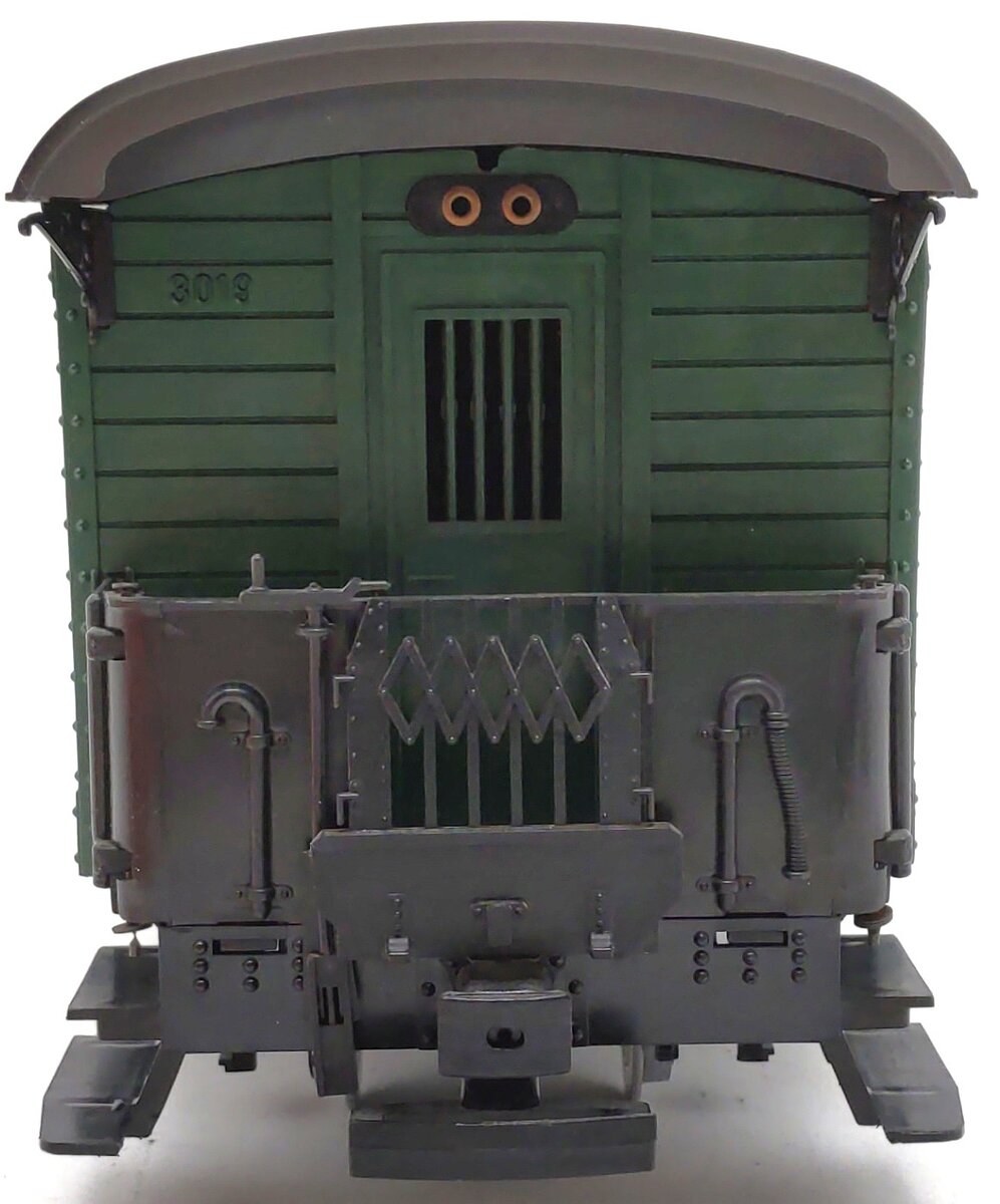 LGB 3019N G Scale Green Boxcar (Metal Wheels) LN/Box