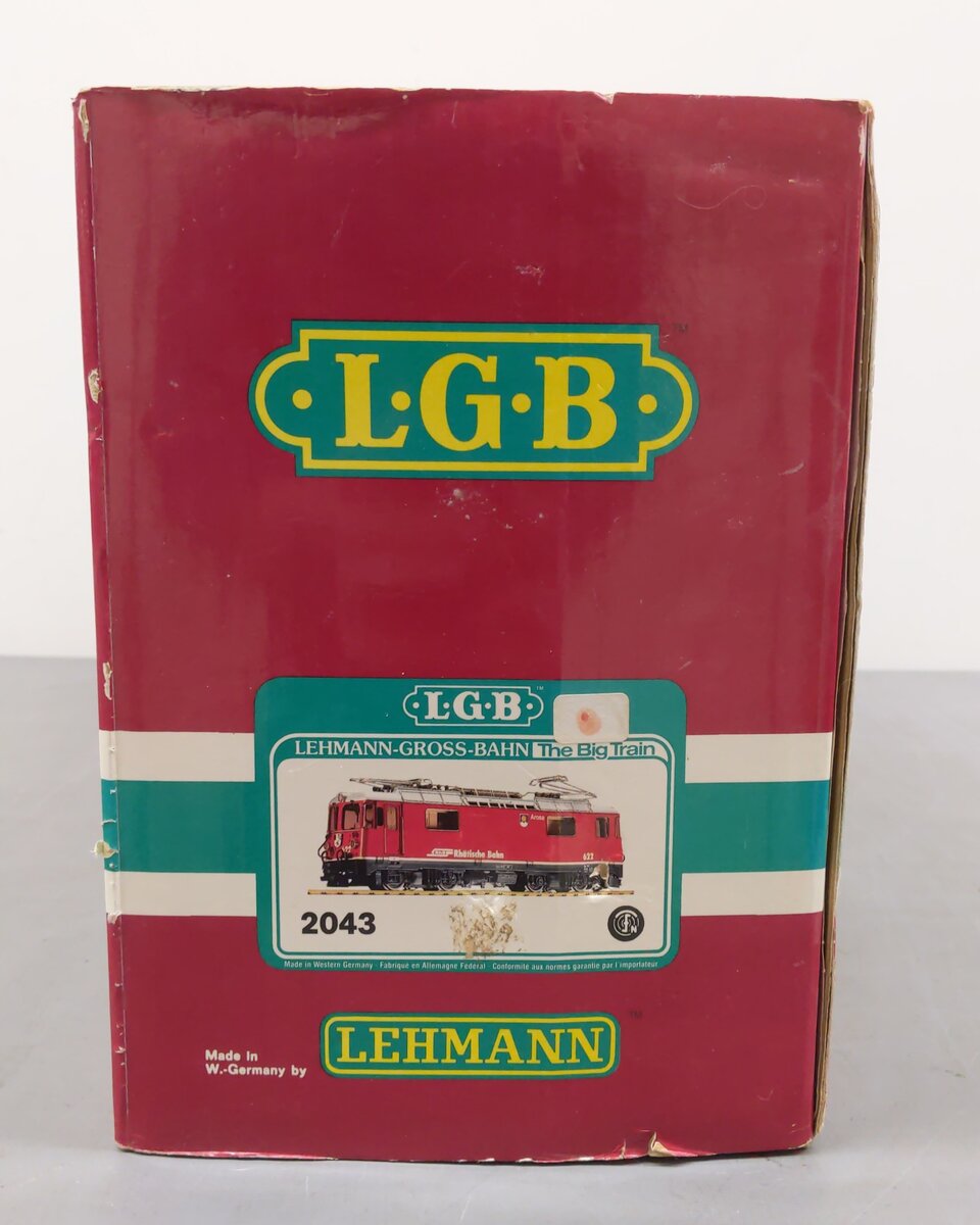 LGB 2043 G Scale Rhatische Bahn Electric Locomotive #622 EX/Box