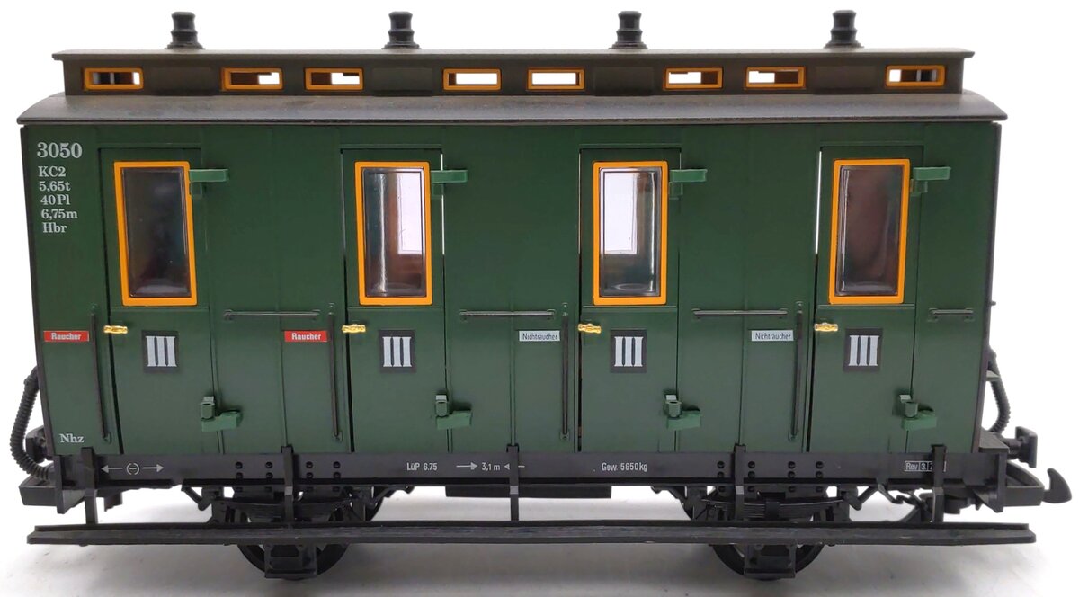 LGB 3050 G Gauge European 4-Wheel Passenger Car LN/Box