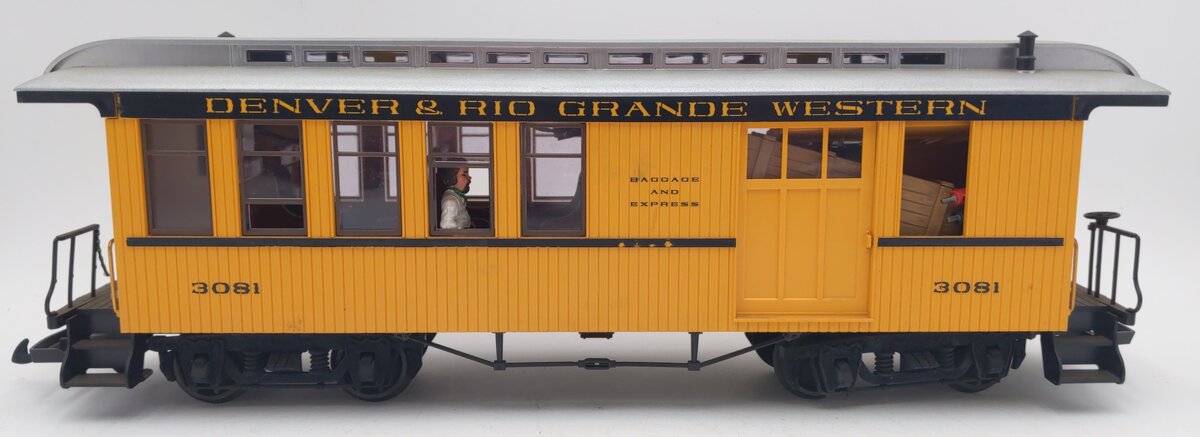 LGB 3081 G Scale Denver & Rio Grande Western Combine Passenger Car VG/Box