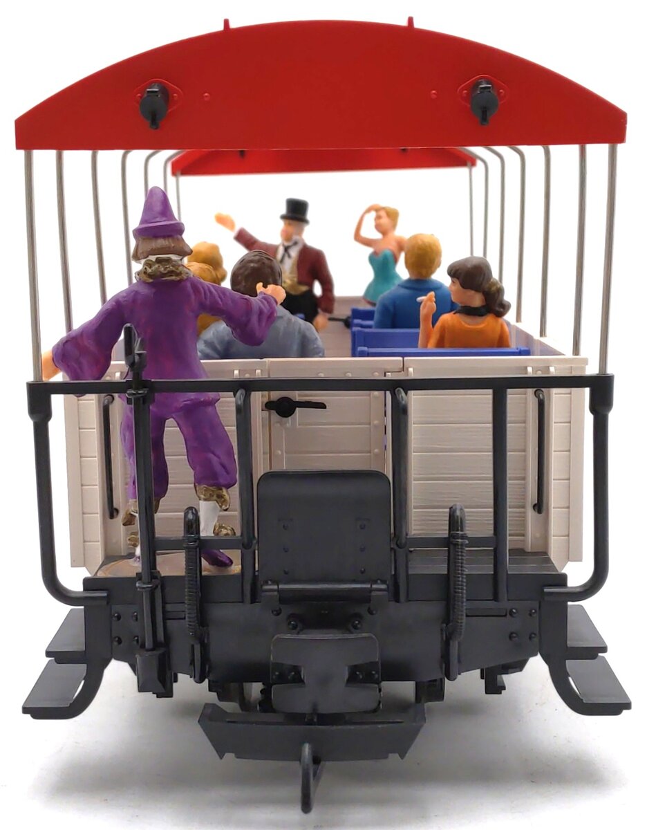LGB 3125 Open Air Circus Passenger Car (Metal Wheels) EX/Box