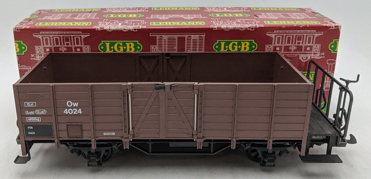 LGB 4024 G Scale Four Wheel Gondola LN/Box