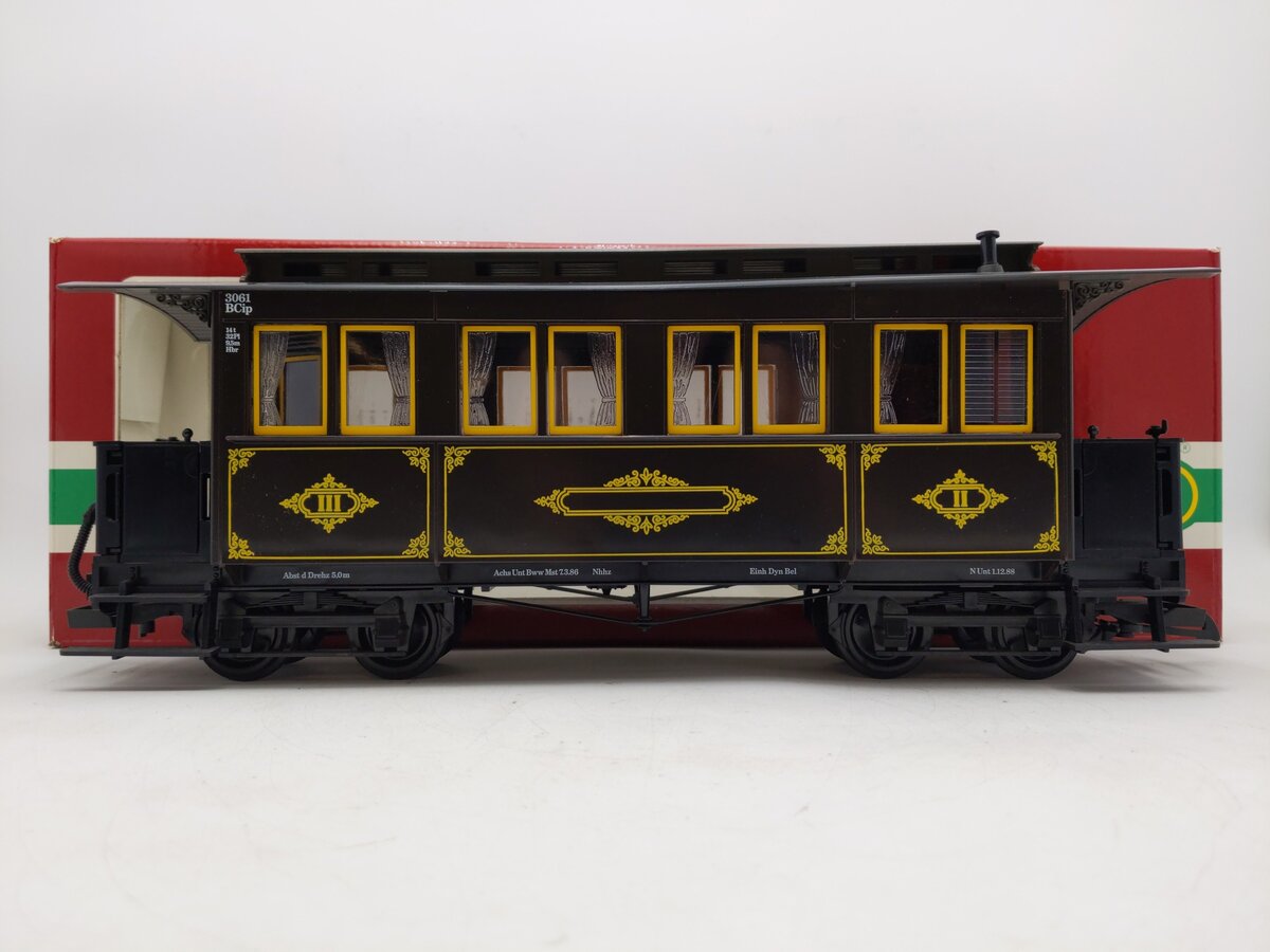LGB 3061 G Scale Mountain Railway Carriage Passenger Car EX/Box