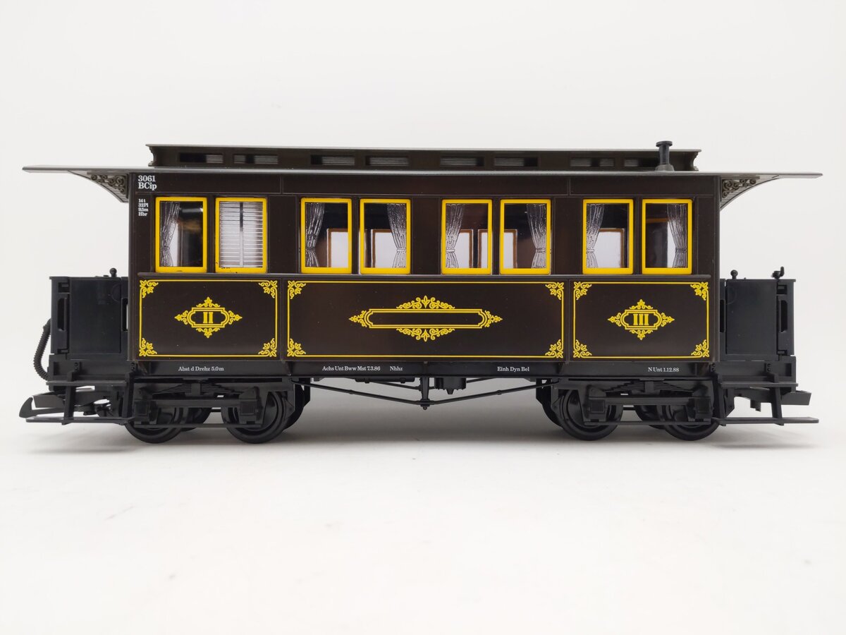 LGB 3061 G Scale Mountain Railway Carriage Passenger Car EX/Box