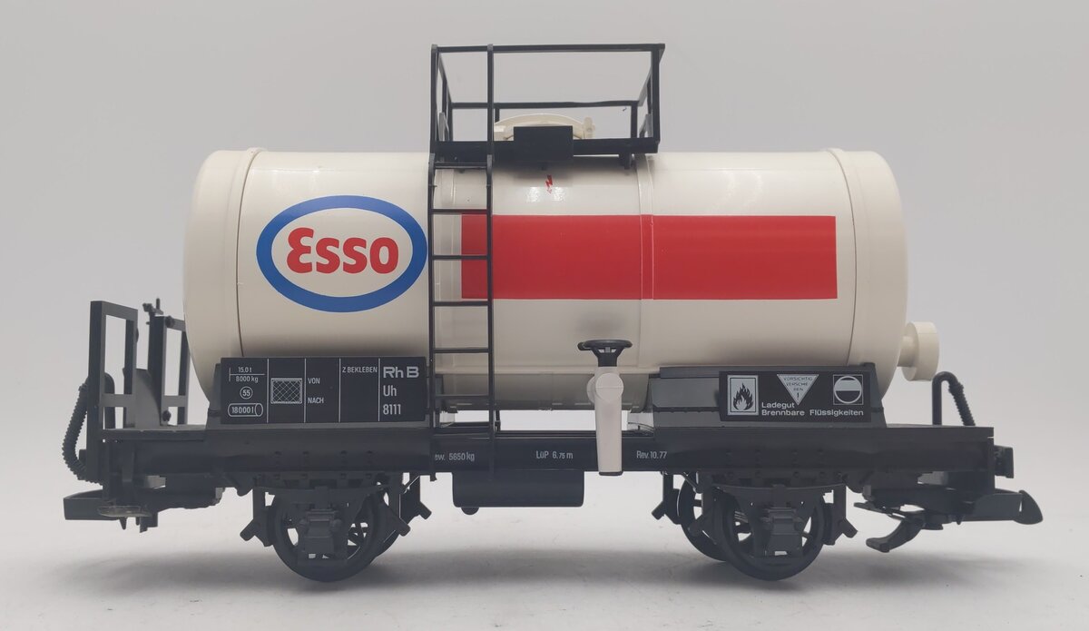 LGB 4040E G Scale Esso Short Single Dome Tank Car EX/Box