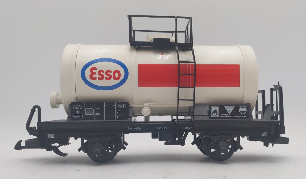 LGB 4040E G Scale Esso Short Single Dome Tank Car EX/Box