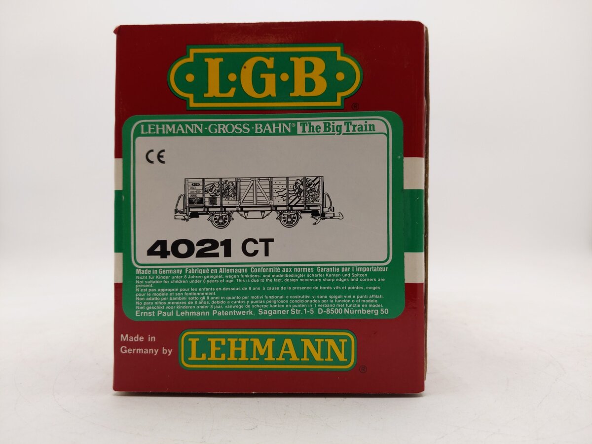 LGB 4021-CT G Gauge High Side Gondola EX/Box
