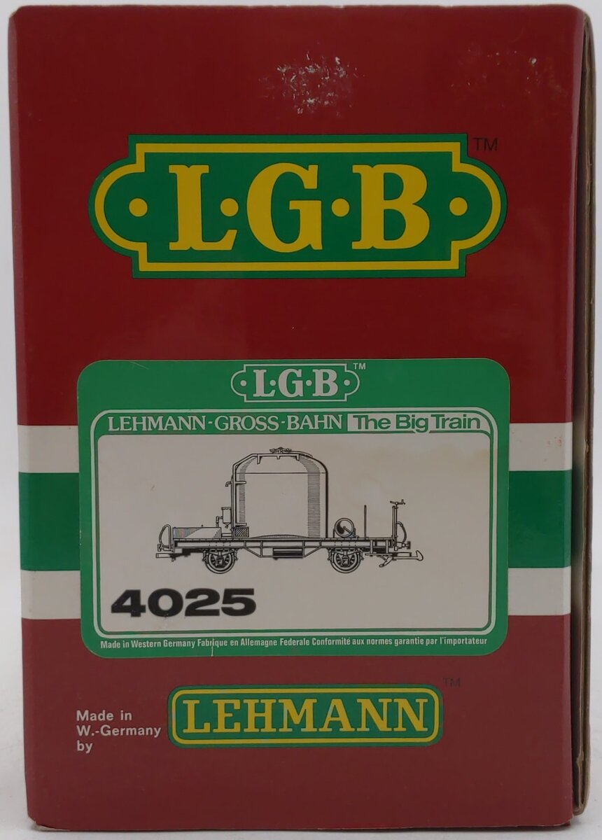 LGB 4025 G Scale RhB Tank Car LN/Box