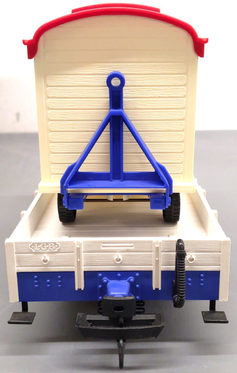 LGB 4038 G Scale Flatcar with Circus Cage W/O Animals LN/Box