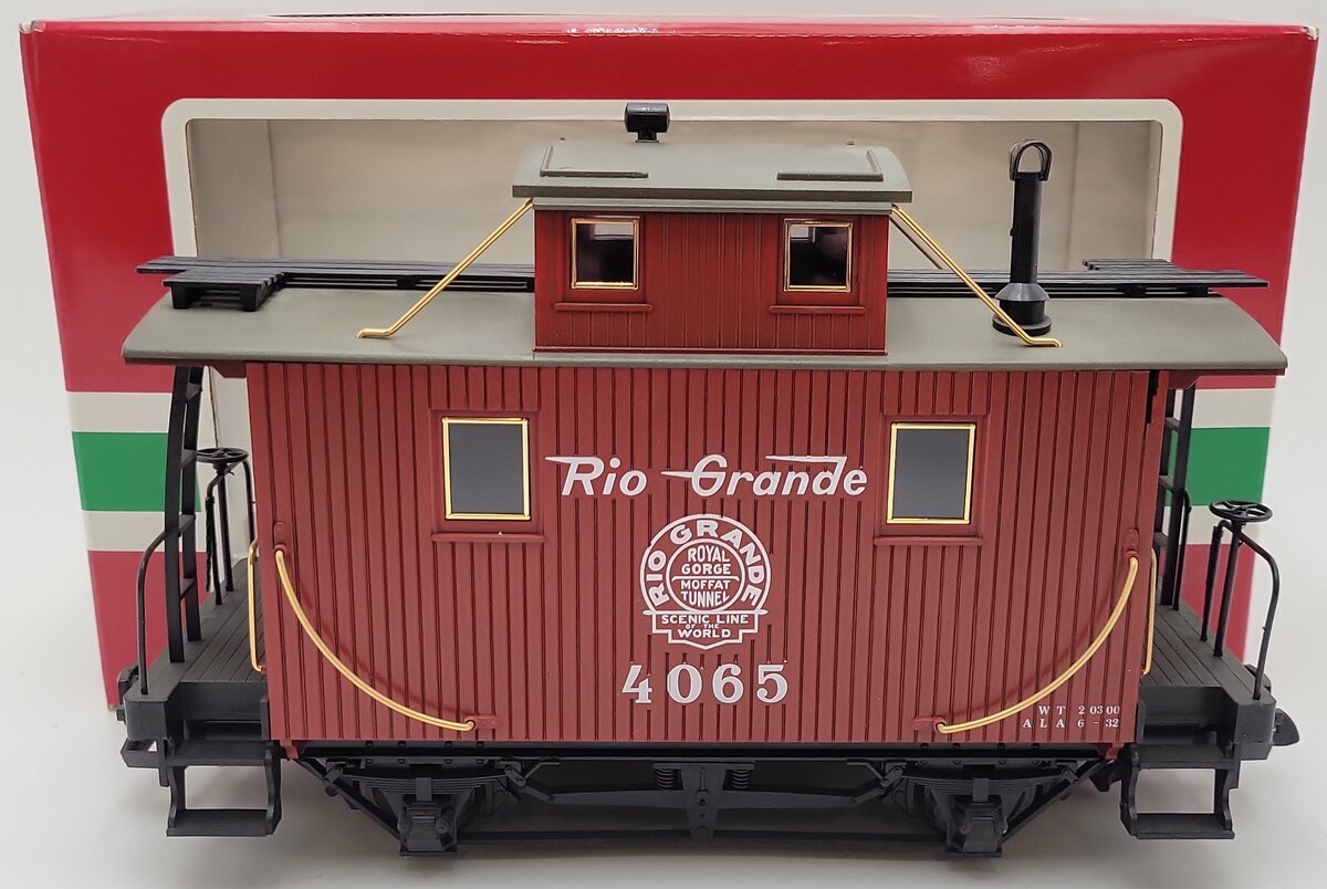 LGB 4065 G Scale Rio Grande Center Cupola Caboose LN/Box
