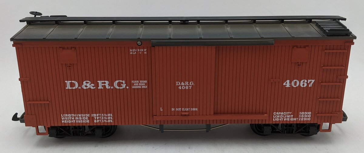 LGB 4067 G Scale Denver & Rio Grande Western Boxcar LN/Box