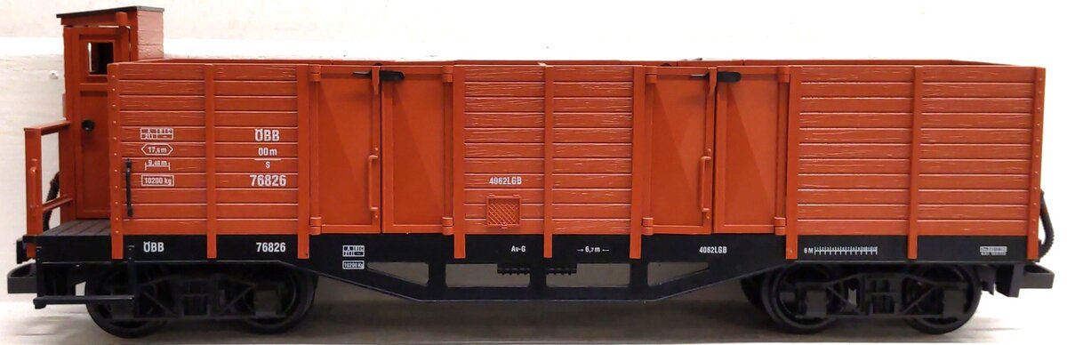 LGB 4062 G Scale OBB Gondola #76826 EX/Box