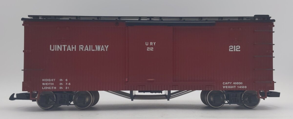 LGB 4067-WC G Scale Uintah Railway 212 Boxcar LN/Box