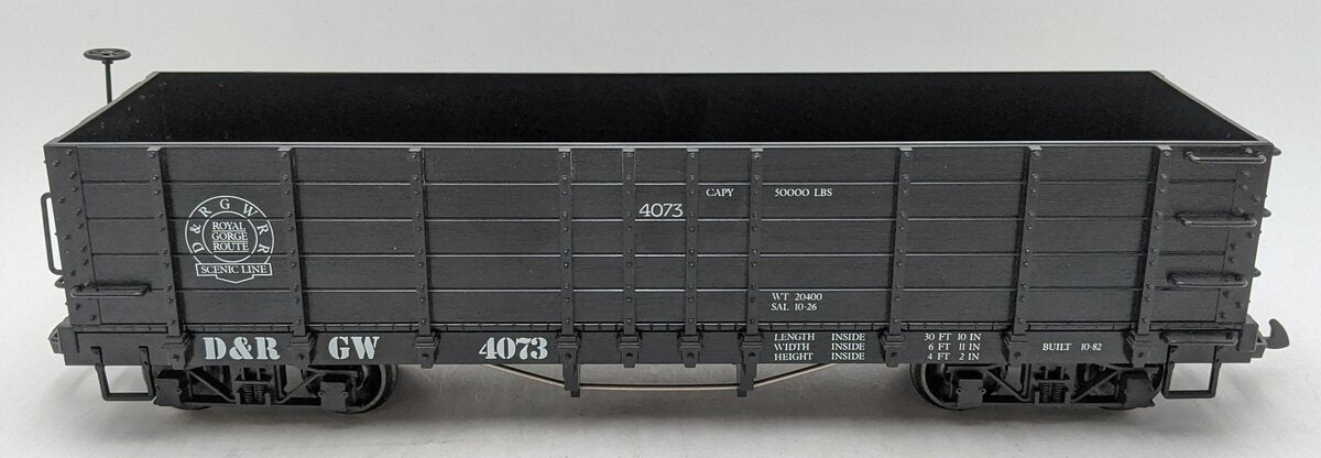 LGB 4073-C03 G D&RG High Side Gondola w/ Metal Wheels LN/Box