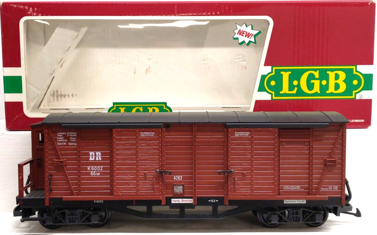 LGB 4263 DR Double Door Boxcar LN/Box