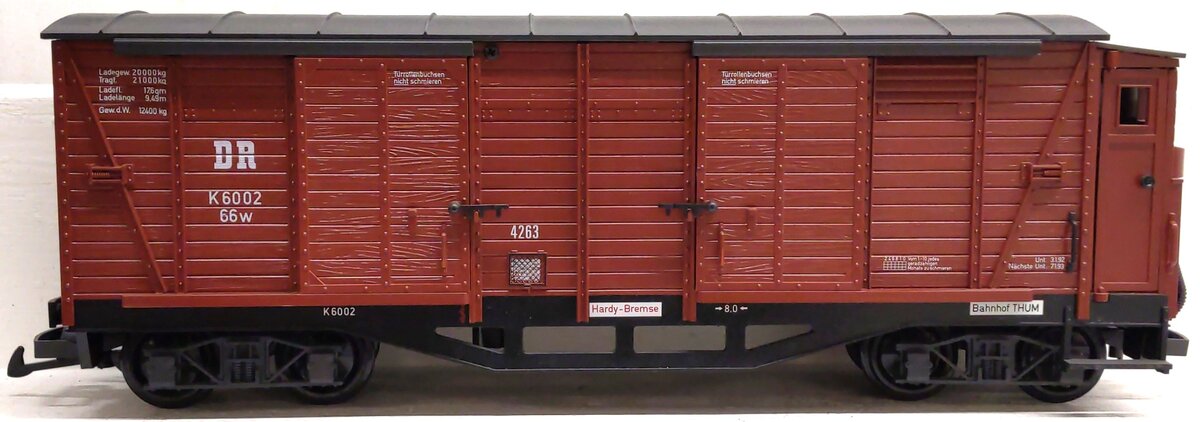 LGB 4263 DR Double Door Boxcar LN/Box