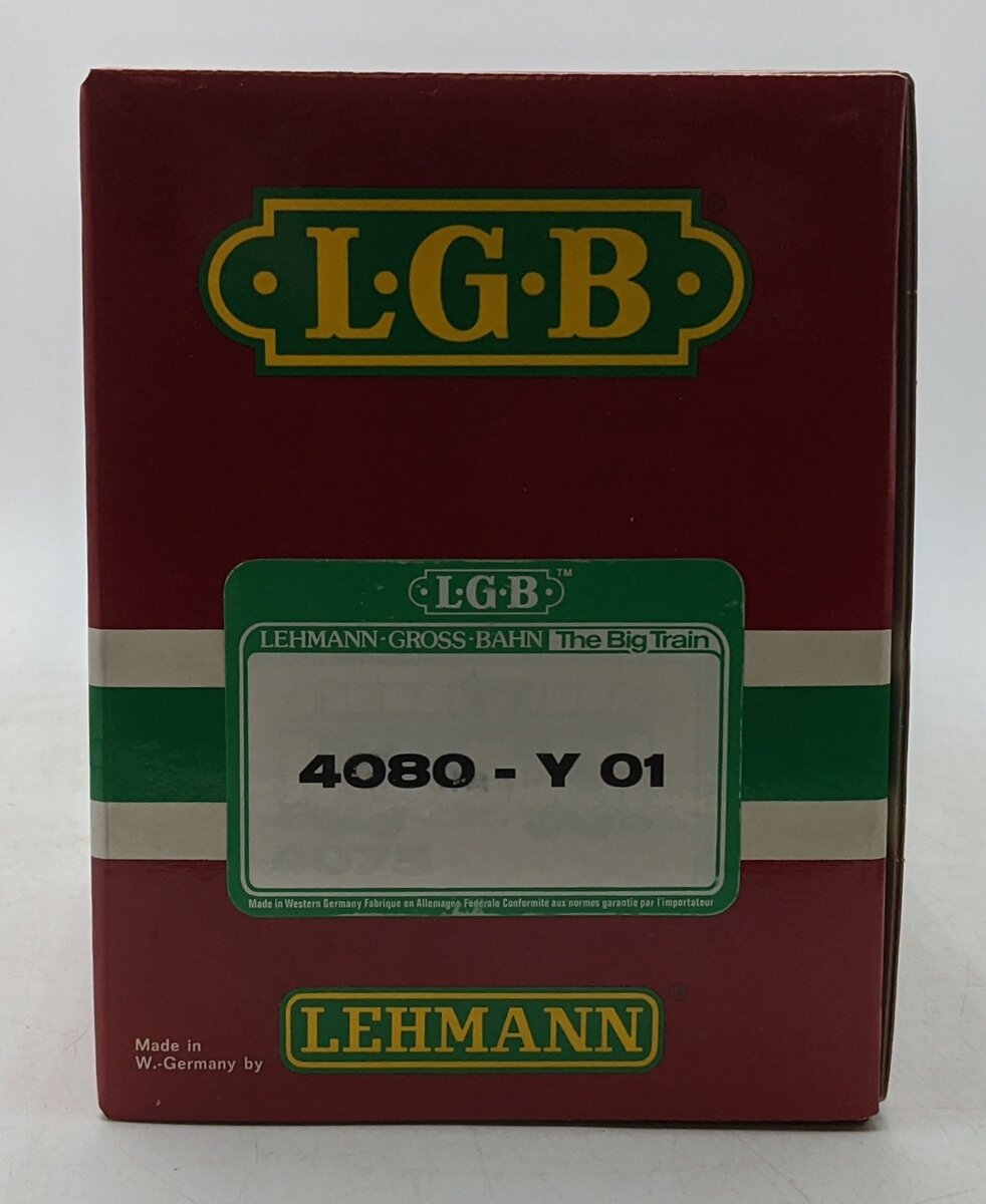LGB 4080-Y01 G Transcontinental Oil Single Dome Tank Car (Metal Wheels) LN/Box