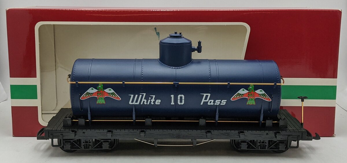 LGB 4080-W01 G White Pass Single Dome Tank Car LN/Box