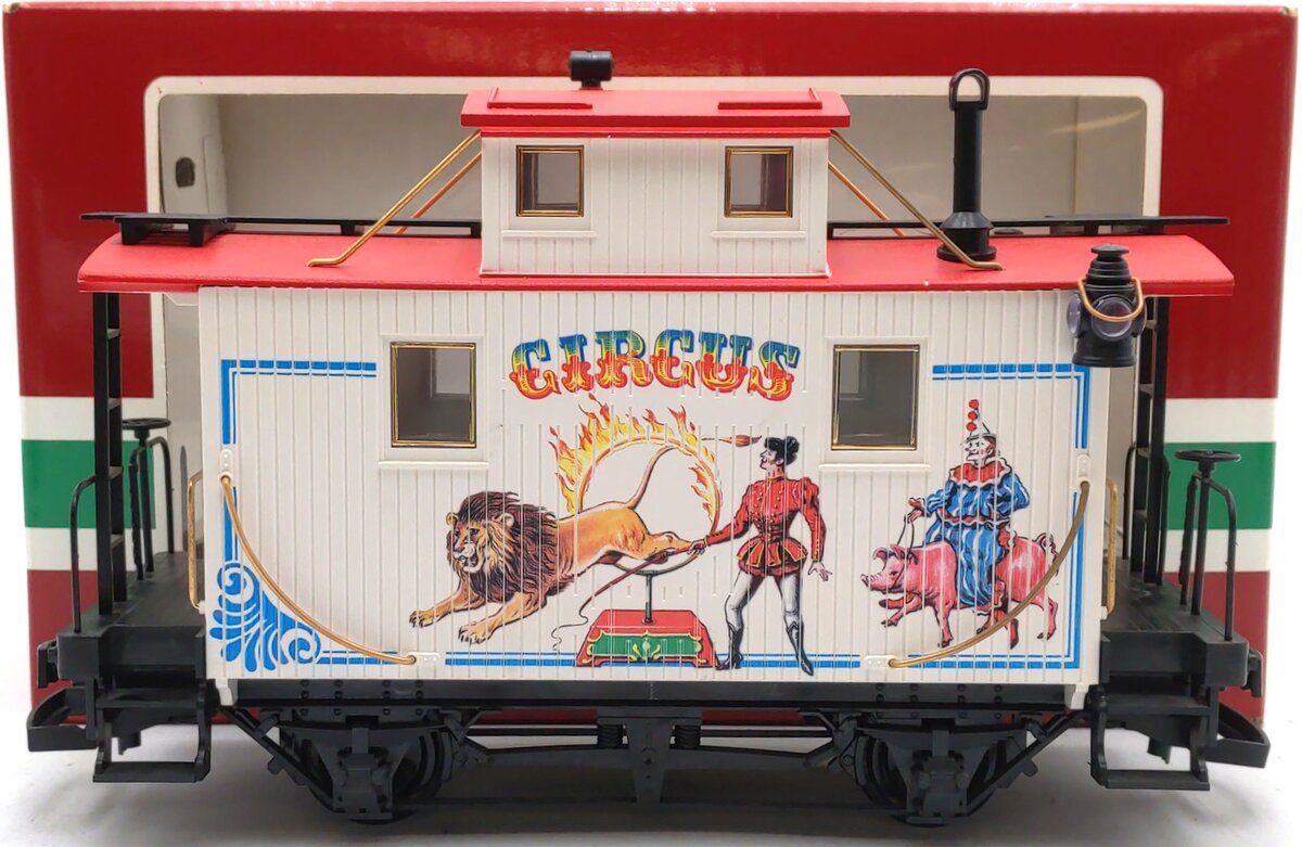 LGB 4165 G Scale Circus 4-Wheel Caboose EX/Box