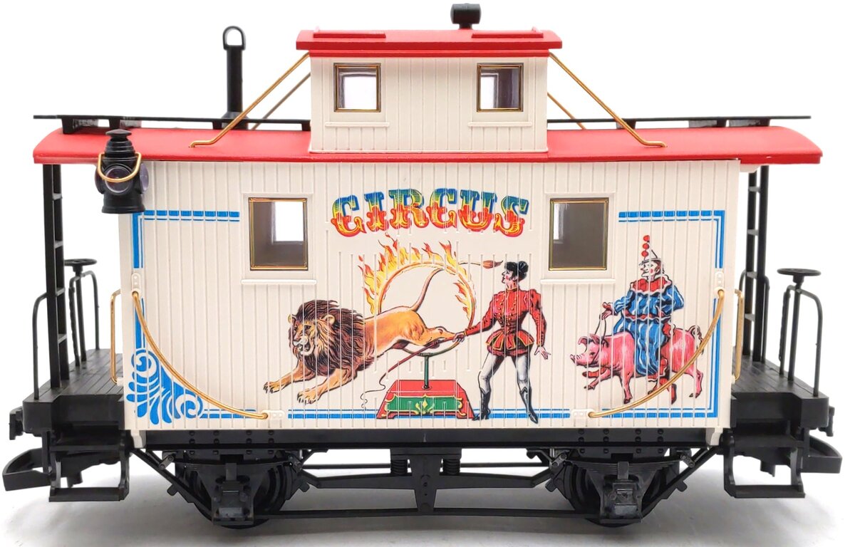 LGB 4165 G Scale Circus 4-Wheel Caboose EX/Box