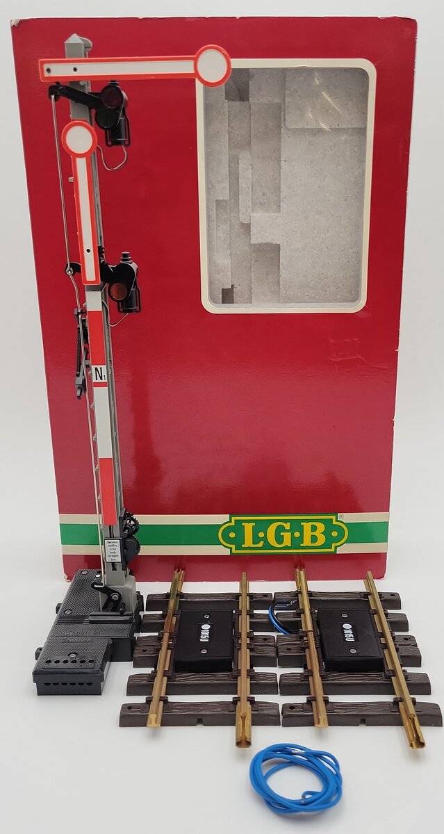 LGB 5094 G Scale Home Stop Signal with 2 Arms LN/Box