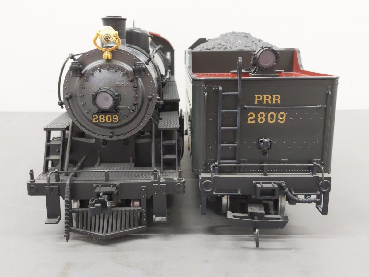 LGB 21872 G Scale PRR 2-8-2 Mikado Steam Locomotive & Tender #2809 with Sound EX/Box