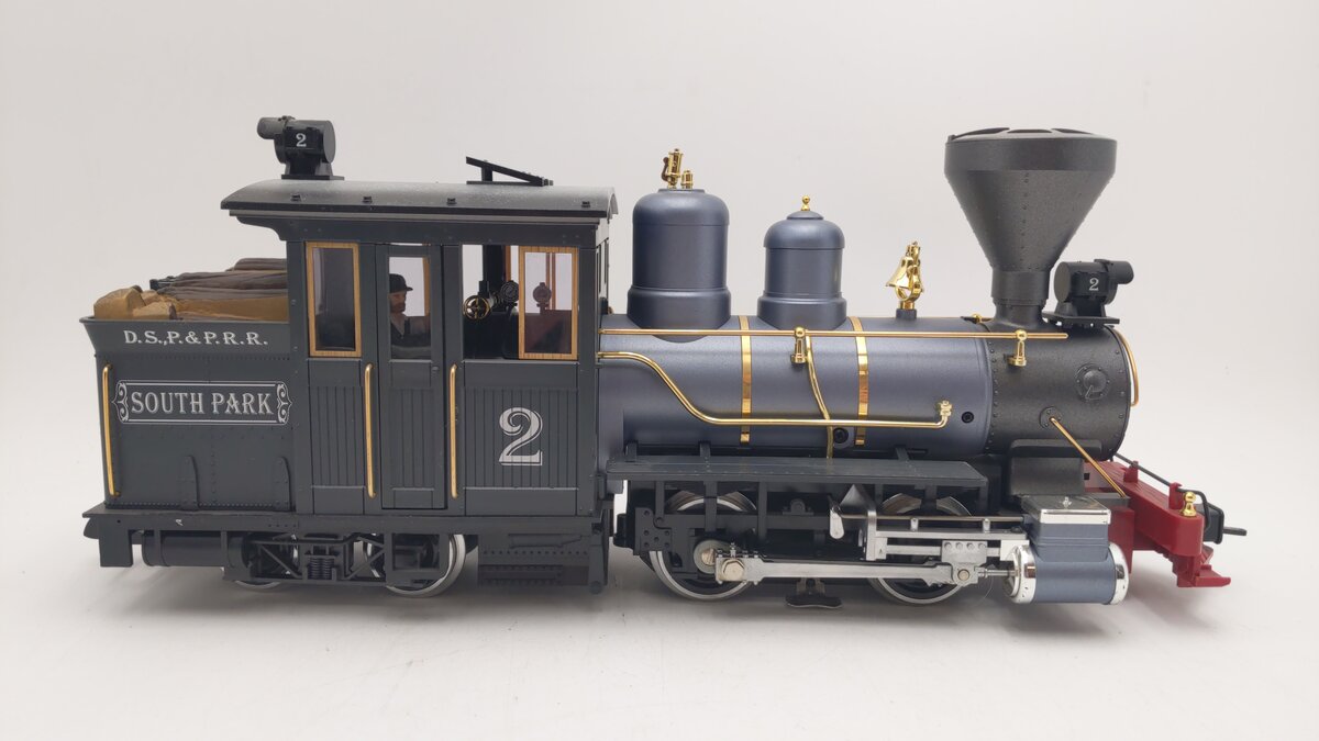 LGB 21252 G Denver, South Park & Pacific Forney Steam Locomotive #2 w/Sound EX/Box