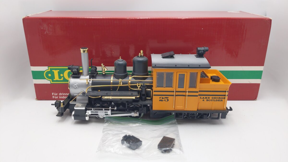 LGB 20252 G Scale LG&B Forney Steam Locomotive w/ Sound EX/Box