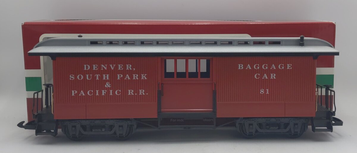 LGB 32840 G Scale Denver South Park and Pacific Baggage Car LN/Box