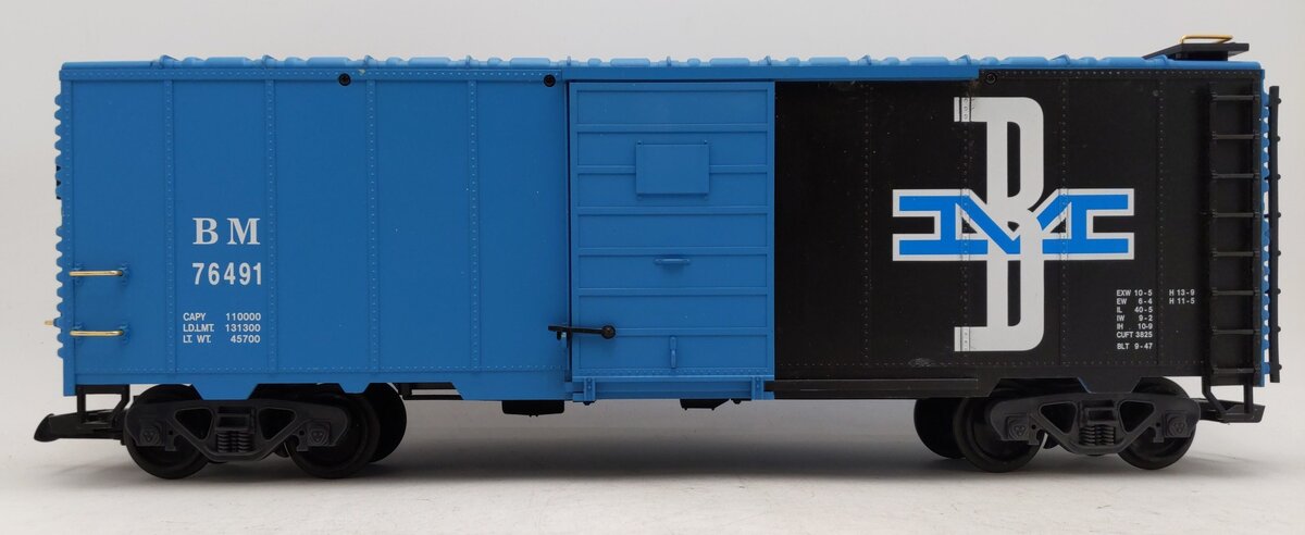 LGB 42917 G Scale Boston & Maine Boxcar #76491 EX/Box