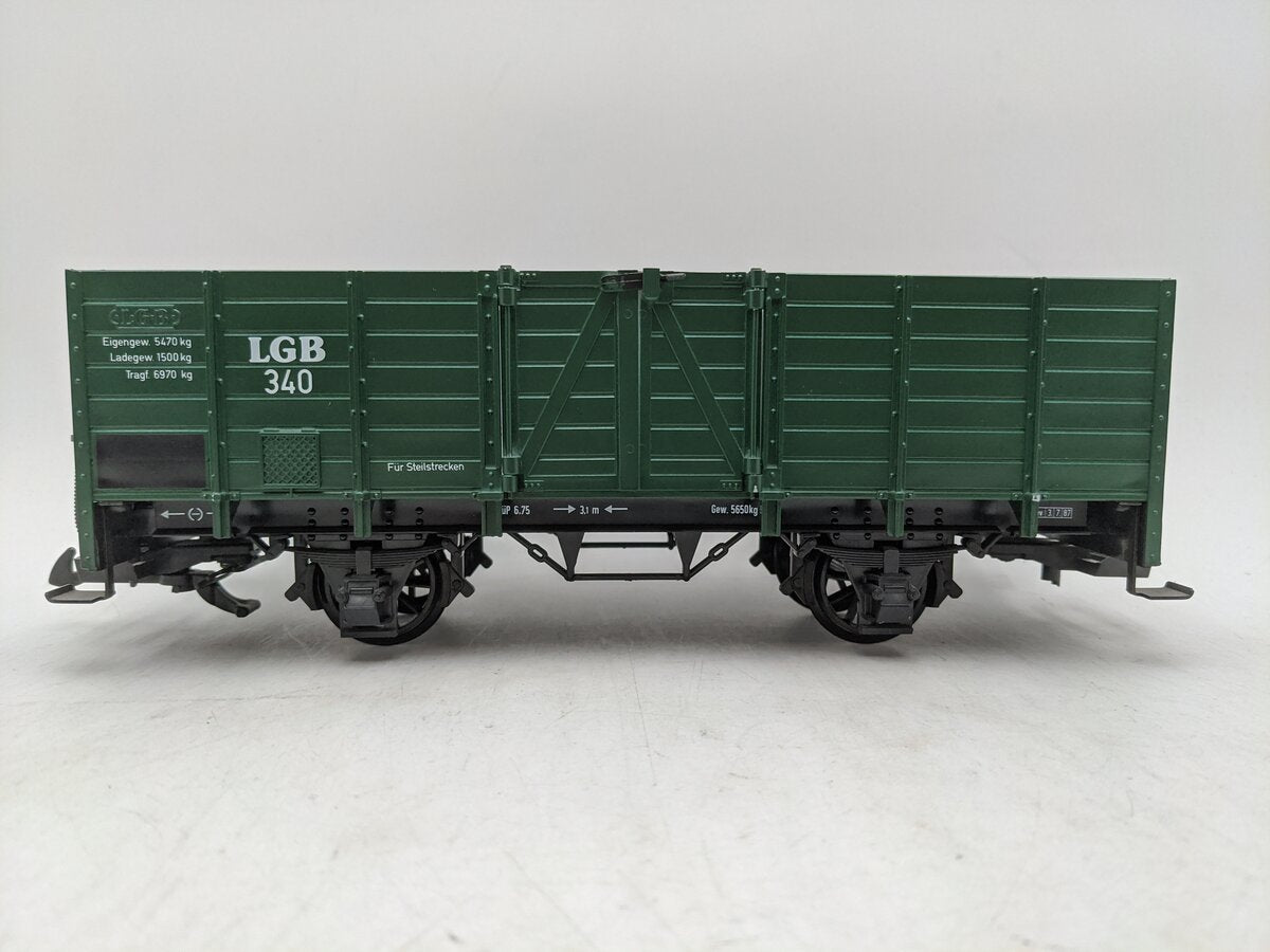LGB 41210 G Scale Green Gondola LN/Box