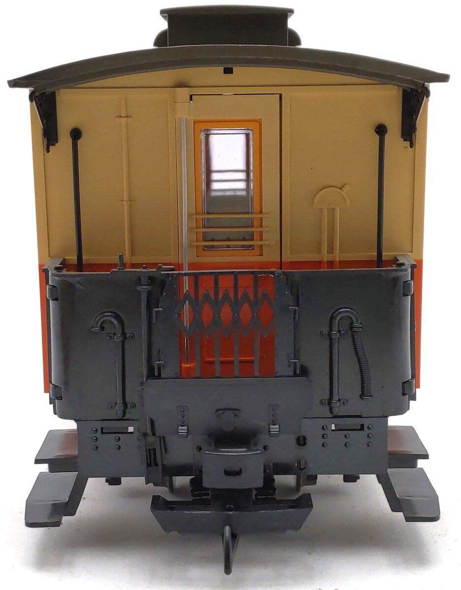 LGB 32110 G Scale Orange/Yellow #3 Pass Car LN/Box