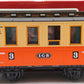 LGB 32110 G Scale Orange/Yellow #3 Pass Car LN/Box