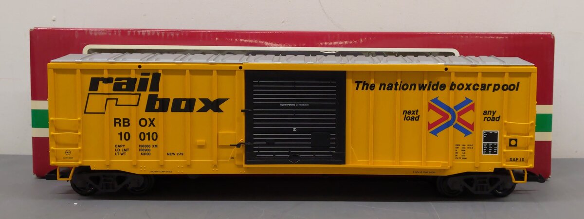 LGB 40930 G Gauge Railbox Boxcar #10010 LN/Box