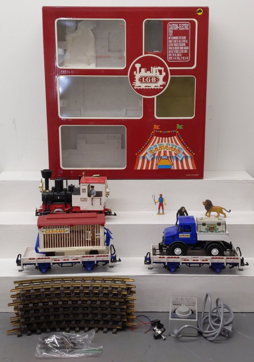LGB 72988  G Gauge Circus Steam Starter Train Set EX/Box