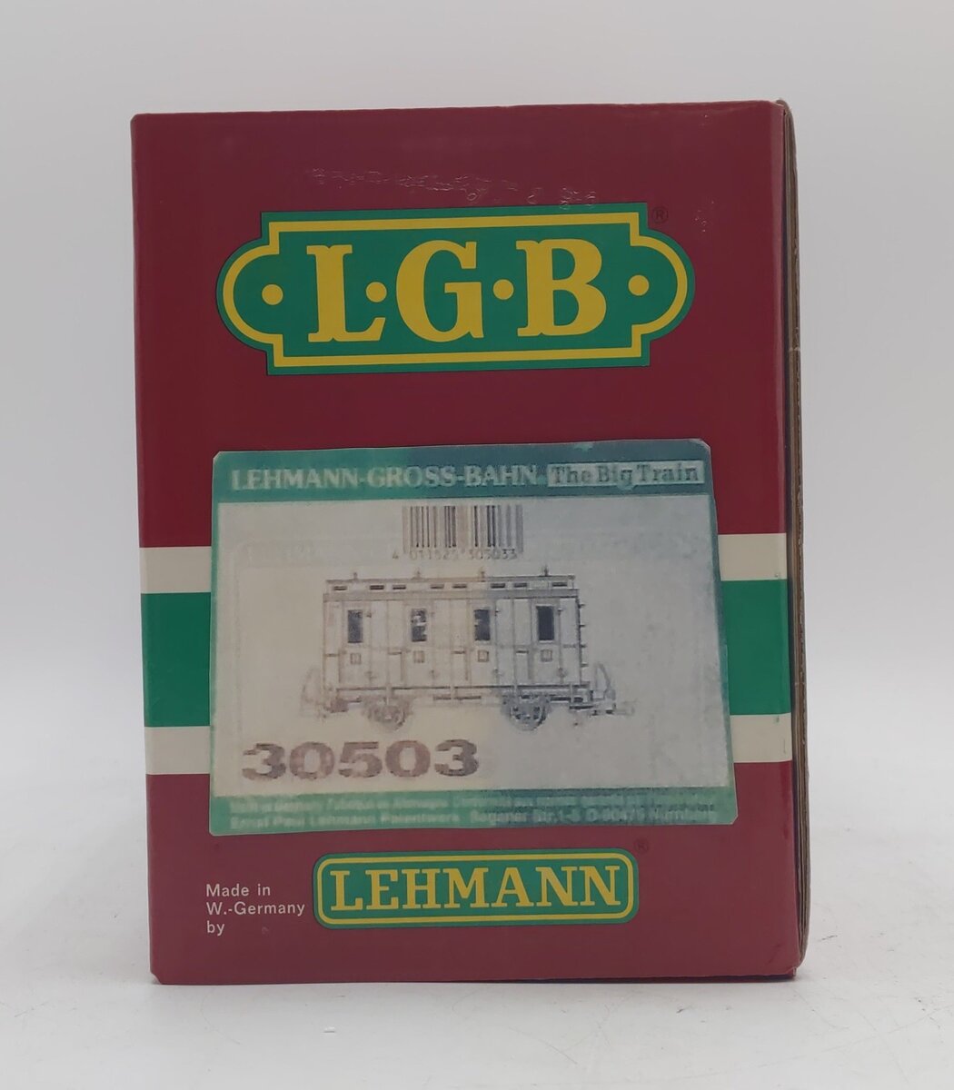 LGB 30503 G Scale 3rd/4th Class Compartment Car LN/Box